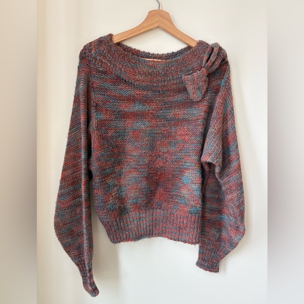 Vintage Oscar De La Renta Knit Women's Mohair Blend Knit Sweater